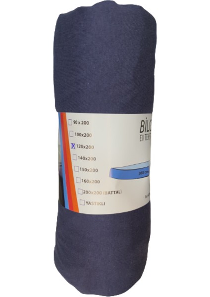 Pamuklu Penye Kumaşından Lastikli Çarşaf 120*200*30CM
