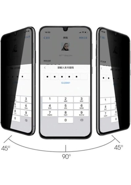 Samsung A23 Uyumlu Hayalet Ekran Gizli Tam Kaplayan Kırılmaz Cam Seramik Ekran Koruyucu Film