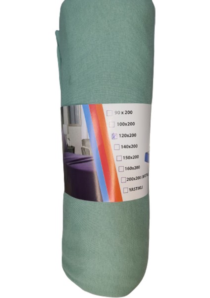 Pamuklu Penye Kumaşından Lastikli Çarşaf 120*200*30CM