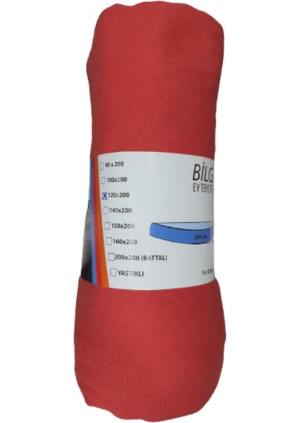 Pamuklu Penye Kumaşından Lastikli Çarşaf 120*200*30CM
