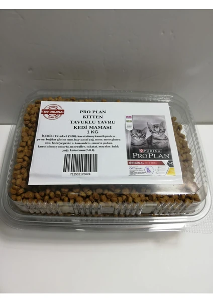 Proplan Original Kitten ( Yavru ) Tavuklu Kuru Açık Kedi Maması 1 kg