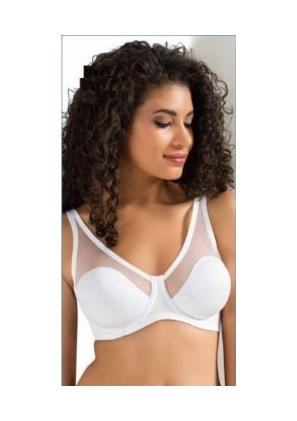 9200 Tül Detaylı Desteksiz Toparlayıcı Balensiz Sütyen