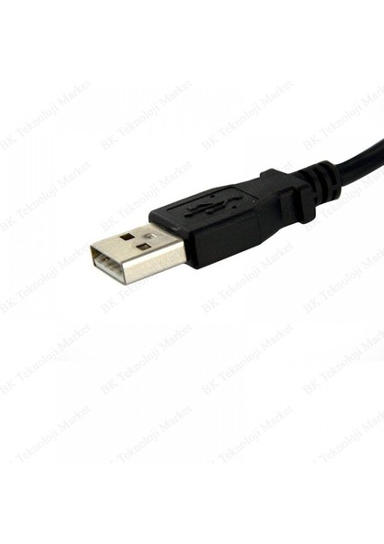 BK Teknoloji Panel Tipi Vidalı USB 2.0 Uzatma KABLOSU-50CM