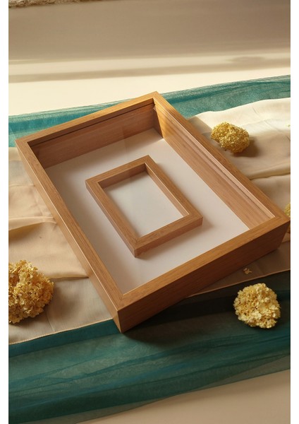 30X40 cm Ledsiz Bambu Renkli Fotoğraf Bölümlü Tasarım Gül Kutusu Anı Çerçevesi! Isimsiz fiyatları