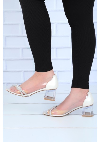Prego 5cm Topuklu Kadın Şeffaf Ayakkabı modelleri