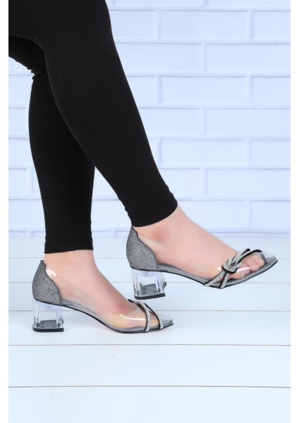 Prego 5cm Topuklu Kadın Şeffaf Ayakkabı fırsatları