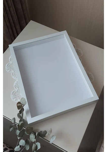 Verda Çerçeve 32X42 cm 5 cm Derinlikli Anı Çerçevesi! Slim Tip Anı Çerçevesi! Gül Kutusu! Kayar Camlı