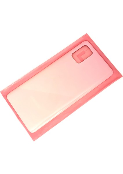 Samsung Galaxy A71 A715 Arka Pil Batarya Kapağı (B-7000) Pembe
