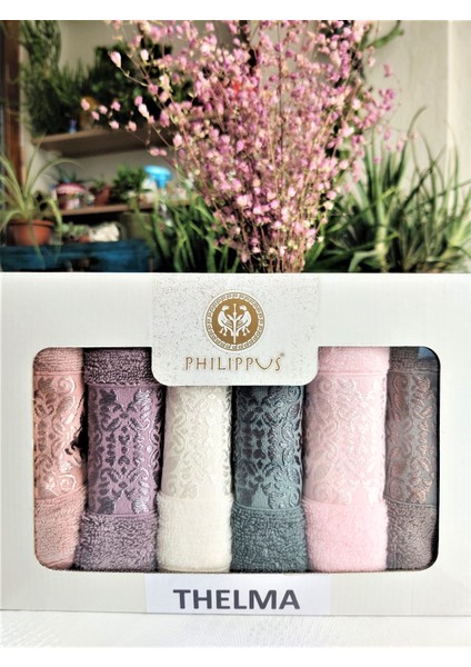 Miss Bambo 30X50CM. Lüks Ihraç Malı Mutfak Havlu Seti %70 Bambu Lifi Içerir. (6'lı Kutu Ambalajda)