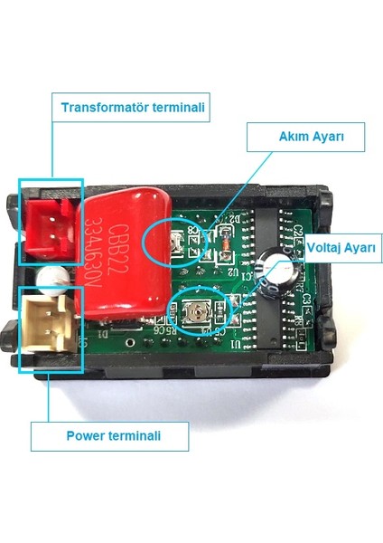 Dijital Trafolu Volt-Ampermetre 50-500V 0-10AMPER modelleri