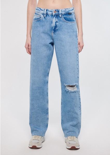 Kadın Barcelona Açık Mavi Street Jean Pantolon 101047-83754 modelleri