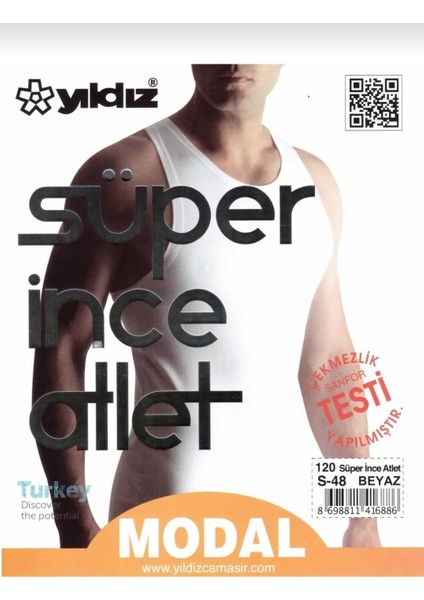 120 Erkek Modal Süper Ince Askılı Atlet 10 Adet fiyatları