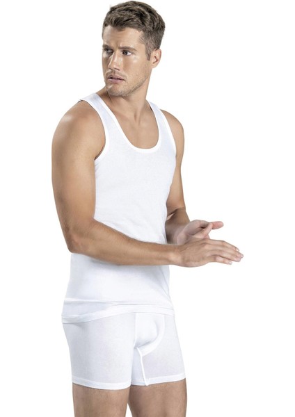 Erkek Pamuklu Geniş Askılı Atlet 101 - 6 Adet fiyatları