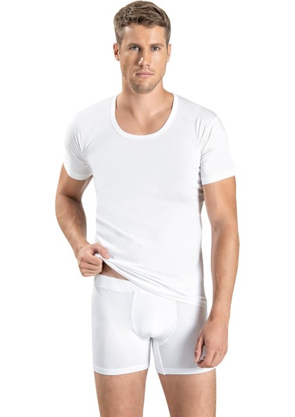 Erkek Pamuklu Bisiklet Yaka Fanila Atlet 103 - 9 Adet modelleri