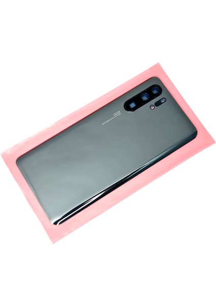 Huawei Uyumlu P30 Pro Arka Kapak Batarya Pil Kapağı (Cam Kamera Camı) SİYAH