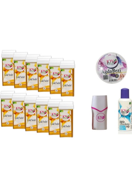 Kartuş Ağda Gold Sedef *12-25 mt Bez-125 ml Yağ-Rollon Isıtıcı