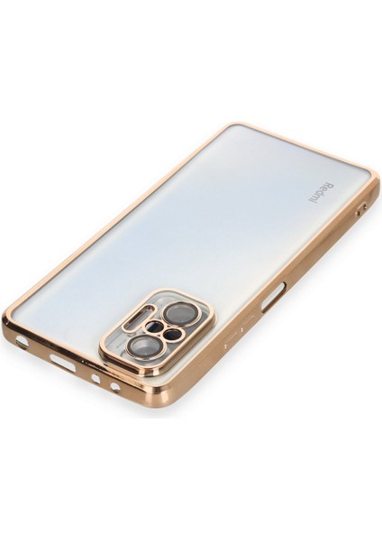 Redmi Note 10 Pro Kılıf 3D Kamera ve Lens Mercek Korumalı Ultra Lüks Razer Plating Silikon Case