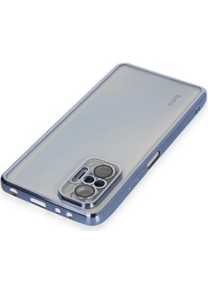 Redmi Note 10 Pro Kılıf 3D Kamera ve Lens Mercek Korumalı Ultra Lüks Razer Plating Silikon Case