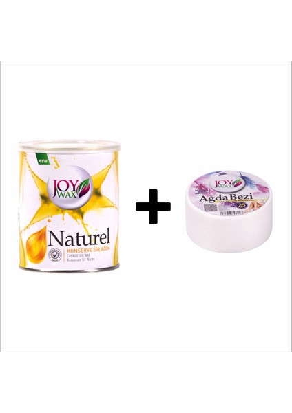 Konserve Sir Agda Naturel 800ML+25MT Ağda Bezi