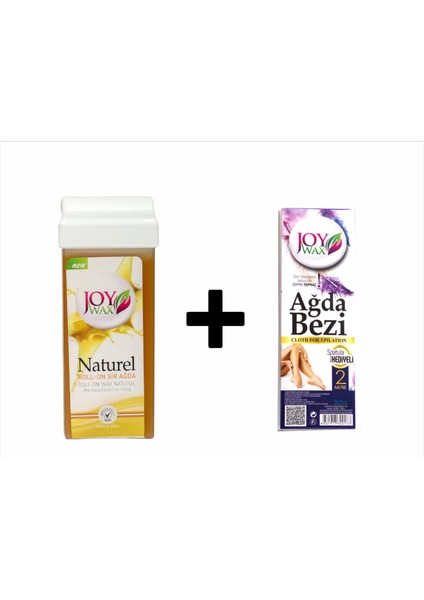 Kartuş Ağda Naturel 100ML+ 2mt Bez