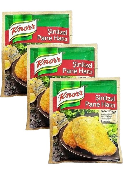 Şinitzel Pane Harcı 90 gr 3 Adet