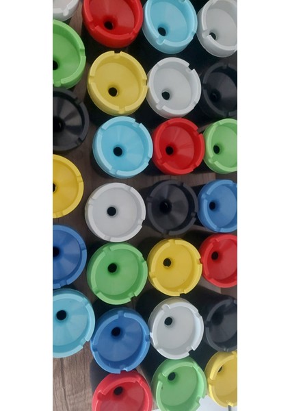 Plastik Renkli Kokusuz Küllük (6 Adet Gönderilecektir)