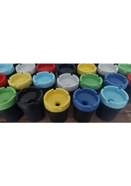 Plastik Renkli Kokusuz Küllük (6 Adet Gönderilecektir)
