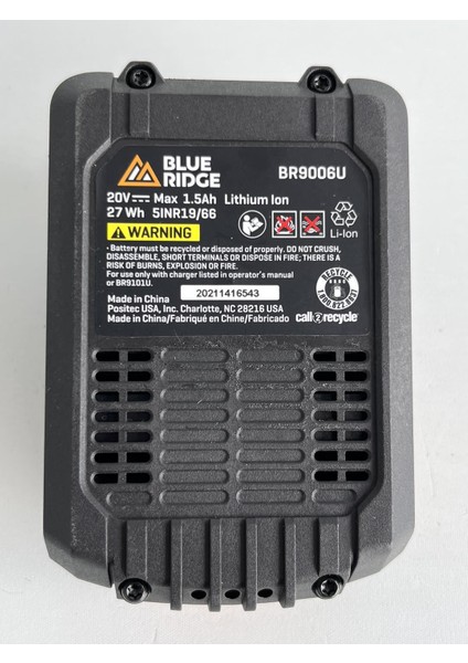 Ridge 20V 1.5AH Li-Ion Akü BR9006U (Kutusuz) indirimleri