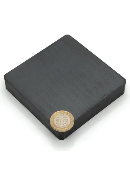 Çok Güçlü Kare Blok Ferrit Mıknatıs - Siyah Magnet 100X100X20 mm fiyatları