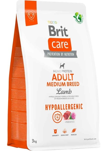 Kuzu Etli Hypoallergenic Köpek Maması 3 kg