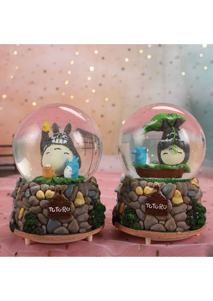 Totoro Chinchilla Temalı Orta Boy Işıklı Müzikli Kar Küresi fırsatları