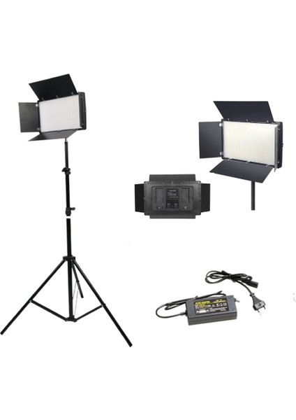 Profesyonel LED Işık 800 Ledli Dslr Fotoğraf Makinesi Video Kamera Işığı Makyaj Tattoo Dövme Işığı 800 LED Işık + 2m Işık Ayağı fiyatları