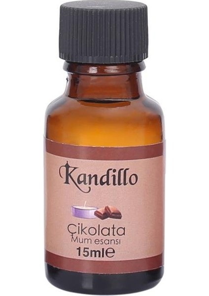 Kandillo Çikolata Mum Esansı 15ML , Mum Koku Soya Wax Esansı