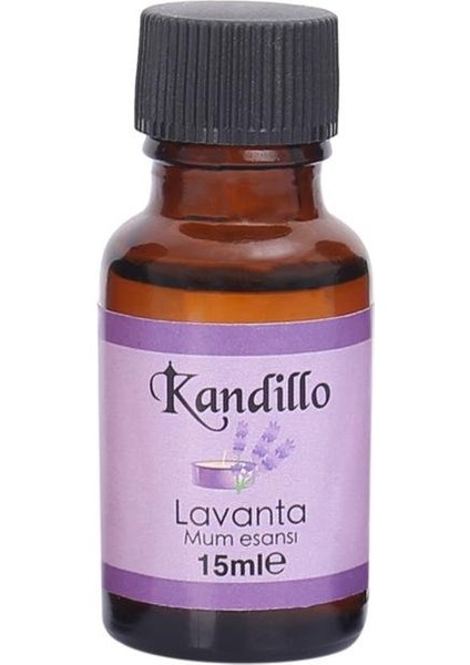 Kandillo Lavanta Mum Esansı 15ML , Mum Koku Soya Wax Esansı