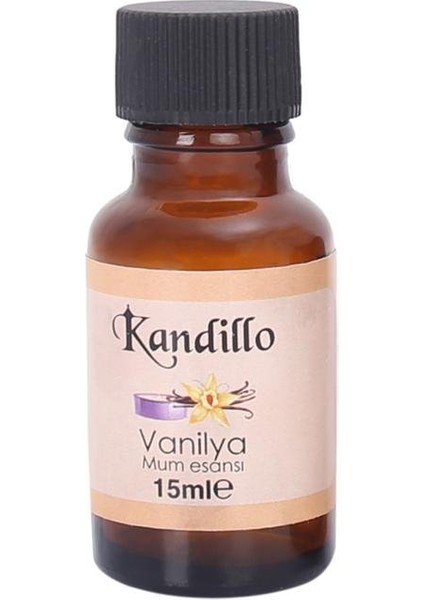 Kandillo Vanilya Mum Esansı 15ML , Mum Koku Soya Wax Esansı