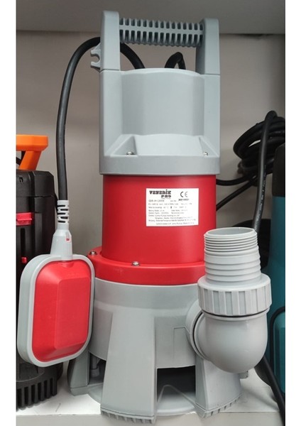 QSB-JH-1300B - 1300W 220V Plastik Gövdeli Pis Su Dalgıç Pompa 3g Sulama