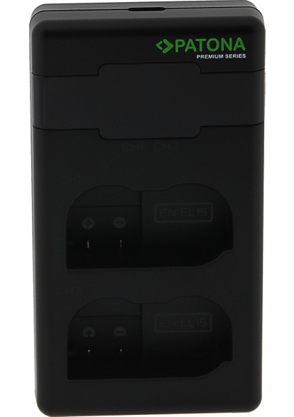 Premium Twin Performance Pd Şarj Aleti PD20W Adaptör Ile Nikon EN-EL15 Serisi Için