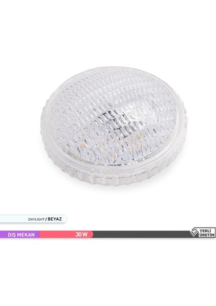 30W LED Havuz Ampulü PAR56 6500K Beyaz Işık E27