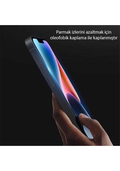 Polham 9h 0.3mm Iphone 13, 13 Pro ve 14 6.1 Inch Uyumlu Ful Kaplama Kırılmaz Ekran Koruyucu