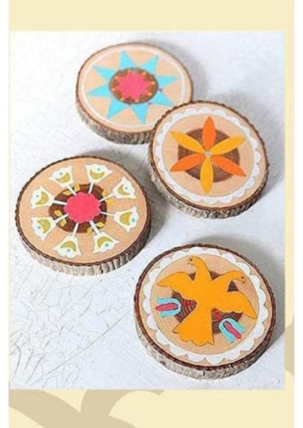 10 Adet Yuvarlak Ahşap 5 - 8cm Halka Ham Ahşap Yonga Dıy El Yapımı Dekorasyon Malzemesi Ahşap modelleri