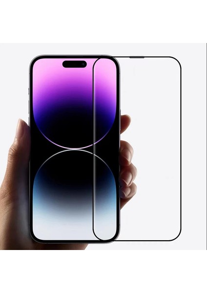 Apple iPhone 14 Pro Cam Toz Koruma Sistemi Güçlendirilmiş Cam Ekran Koruyucu