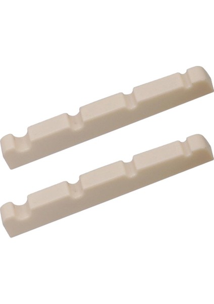 2x Gitar Kavisli Oluklu Somun 4-Dize Elektro Gitar Bas Bej Renk Için (Yurt Dışından)