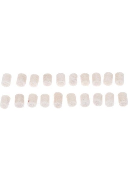 3X20PCS Saksafon Tampon Keçeleri Onarım Parçaları Alto Tenor Soprano Sax Beyaz 3 Adet (Yurt Dışından)