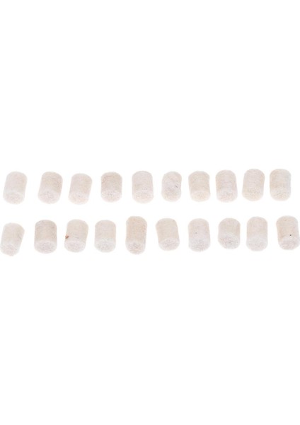 3X20PCS Saksafon Tampon Keçeleri Onarım Parçaları Alto Tenor Soprano Sax Beyaz 3 Adet (Yurt Dışından)