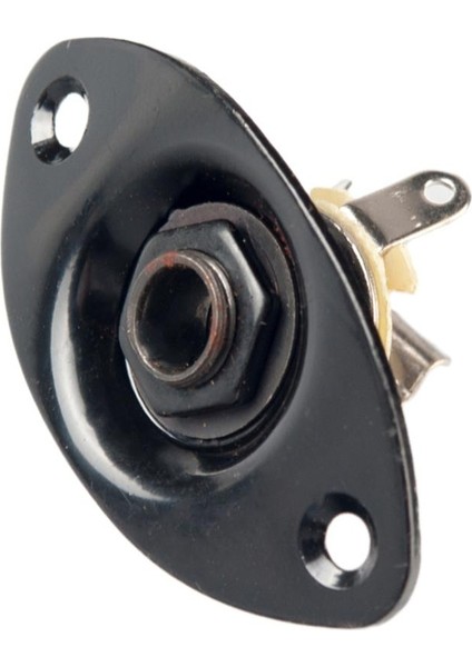 Gitar Oval Stil Jack Plaka 1/4 "2 Montajlı Vidalı Giriş Soketi Gümüş (Yurt Dışından) fiyatları