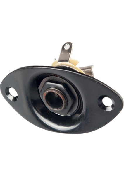 Gitar Oval Stil Jack Plaka 1/4 "2 Montajlı Vidalı Giriş Soketi Gümüş (Yurt Dışından) modelleri