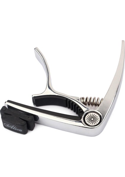 Gitar Capo Akustik Elektrikli Halk Gitar Parçaları Için Tutucu ile Chrome (Yurt Dışından)
