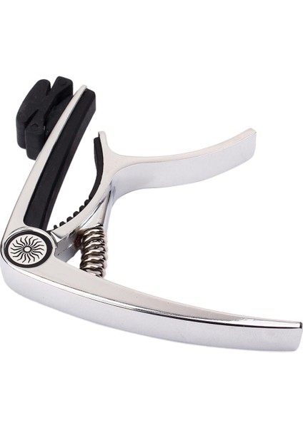 Gitar Capo Akustik Elektrikli Halk Gitar Parçaları Için Tutucu ile Chrome (Yurt Dışından)