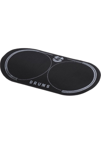 5x Çift Bas Davul Yaması Drumheads Perküsyon Aksesuarları Koruyucu Siyah (Yurt Dışından)