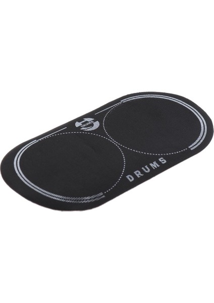 5x Çift Bas Davul Yaması Drumheads Perküsyon Aksesuarları Koruyucu Siyah (Yurt Dışından)